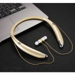 Wholesale Premium Sports Over the Neck Wireless Bluetooth Stereo Headset V8 (Gold)